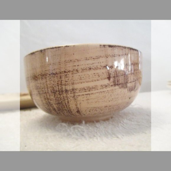 Vintage Barkwood Vernonware Coffee Cup & Saucer 1950’s California USA Pottery - Picture 9 of 9